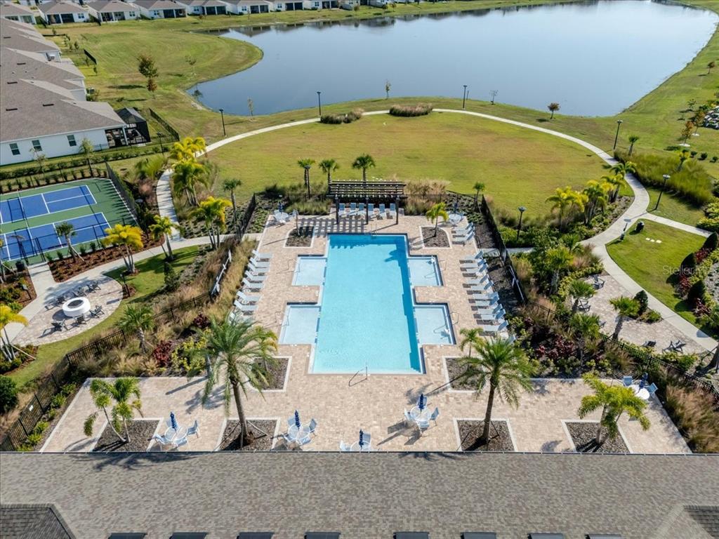 1833 Spring Shower Circle Kissimmee, FL 34744 - Photo 51 of 51 an aerial view of a house with a swimming pool