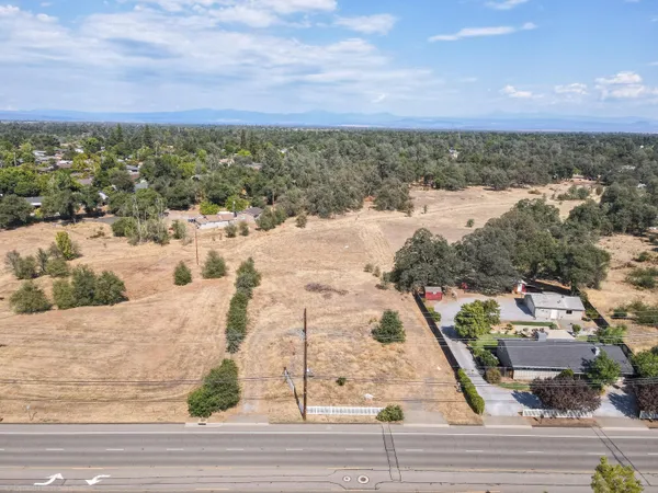a view of a city and mountains