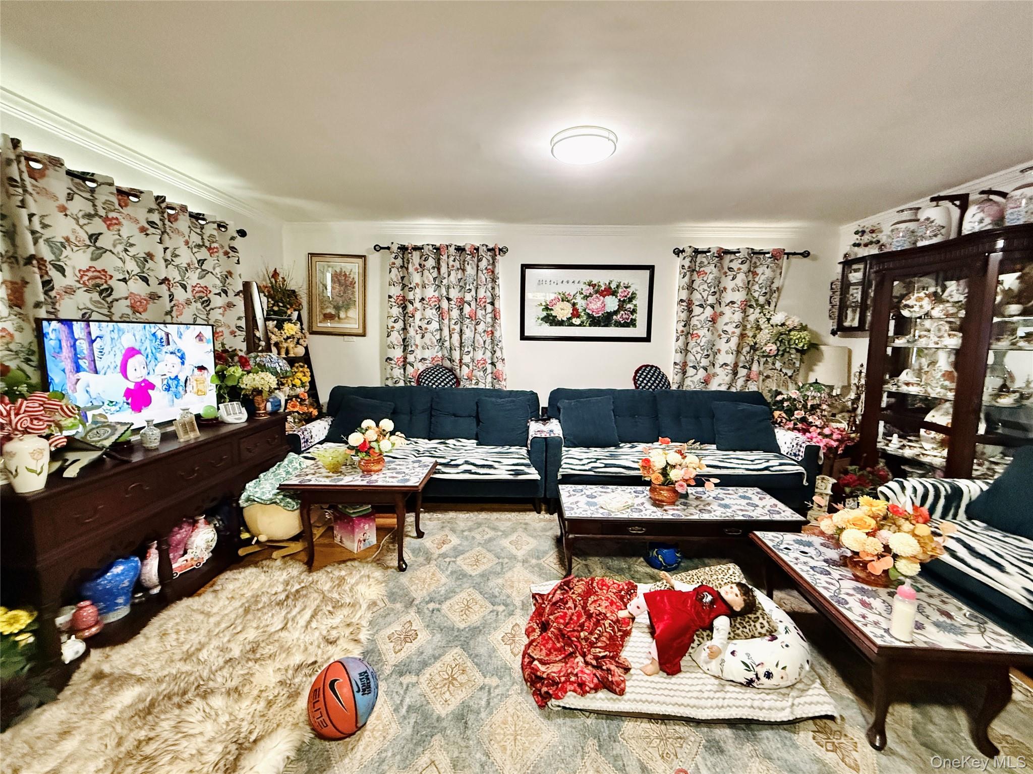 2154 Haight Avenue Bronx, NY 10461 - Photo 17 of 40 a living room with furniture and a flat screen tv