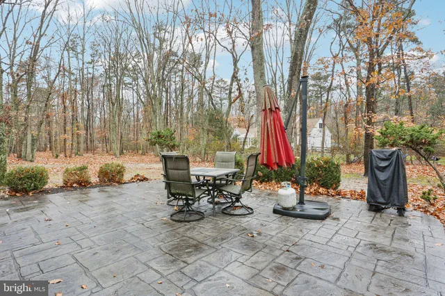 a sign that is sitting in front of a tree