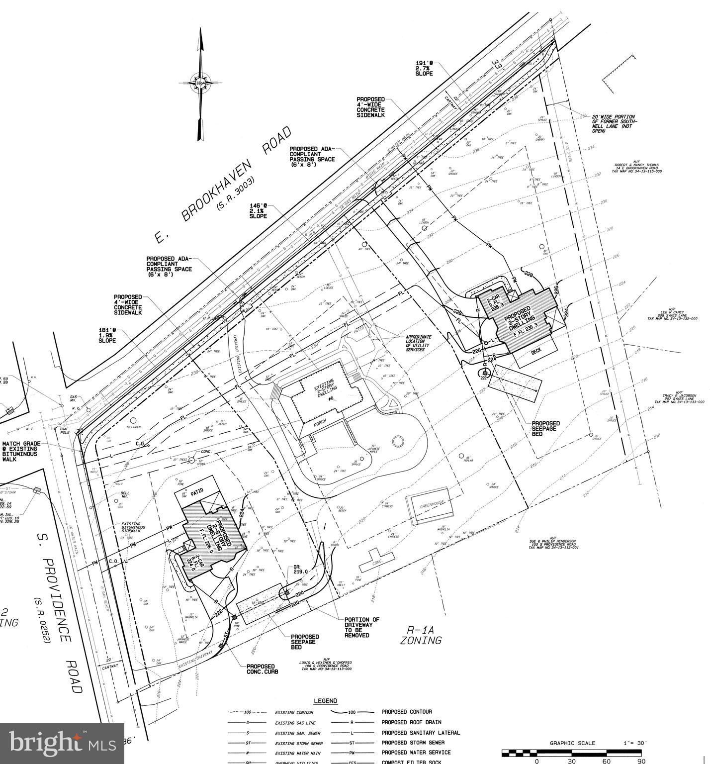 Lot 3 East Brookhaven Road Wallingford, PA 19086 - Photo 8 of 8 Plot Plan