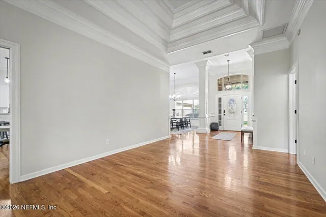 a view of a workspace with furniture and a livingroom