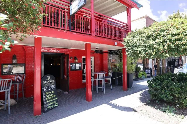 a view of a chairs and a garage