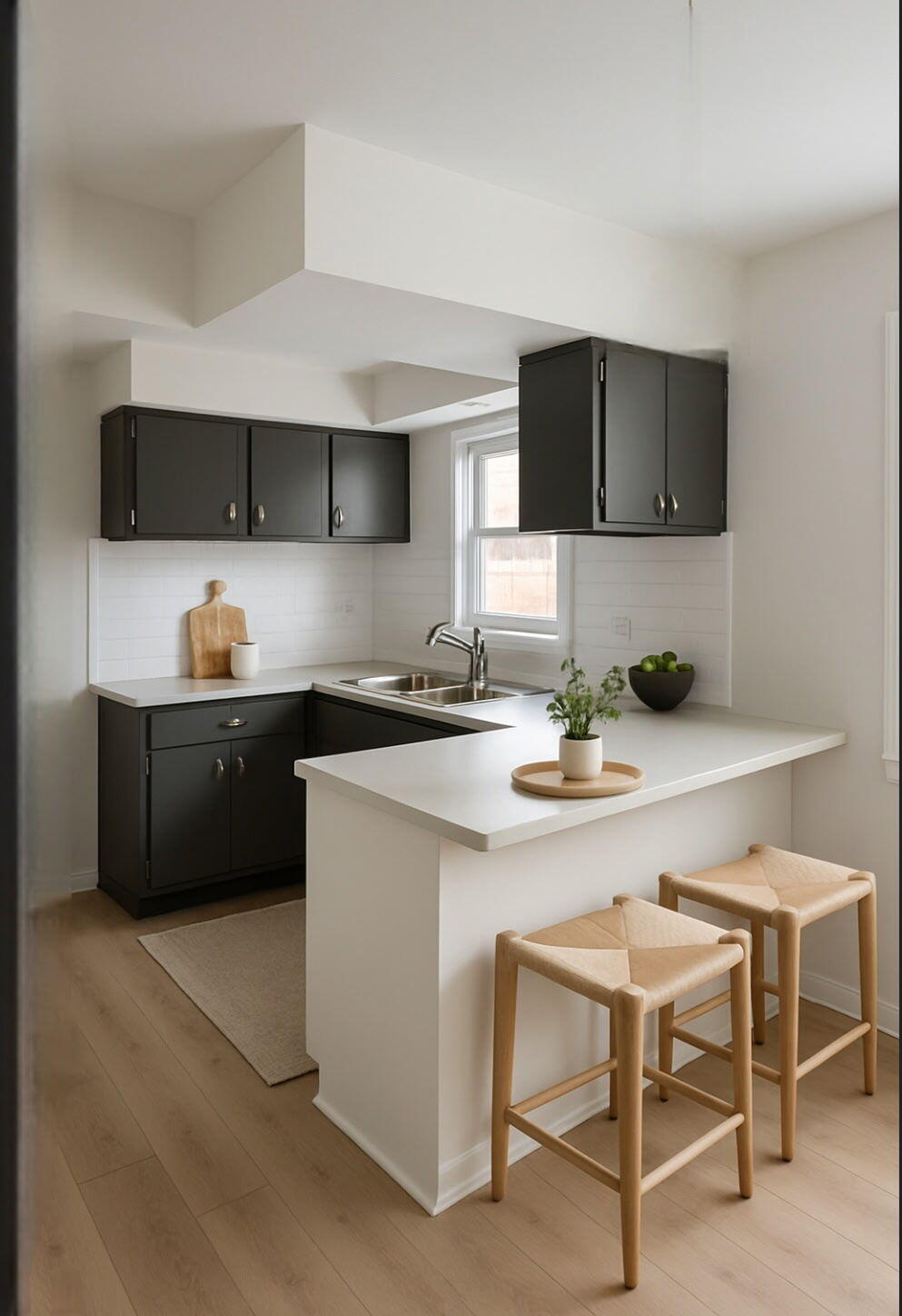 723 Fox River Road Valparaiso, IN 46385 - Photo 9 of 13 a kitchen with a sink a stove and chairs
