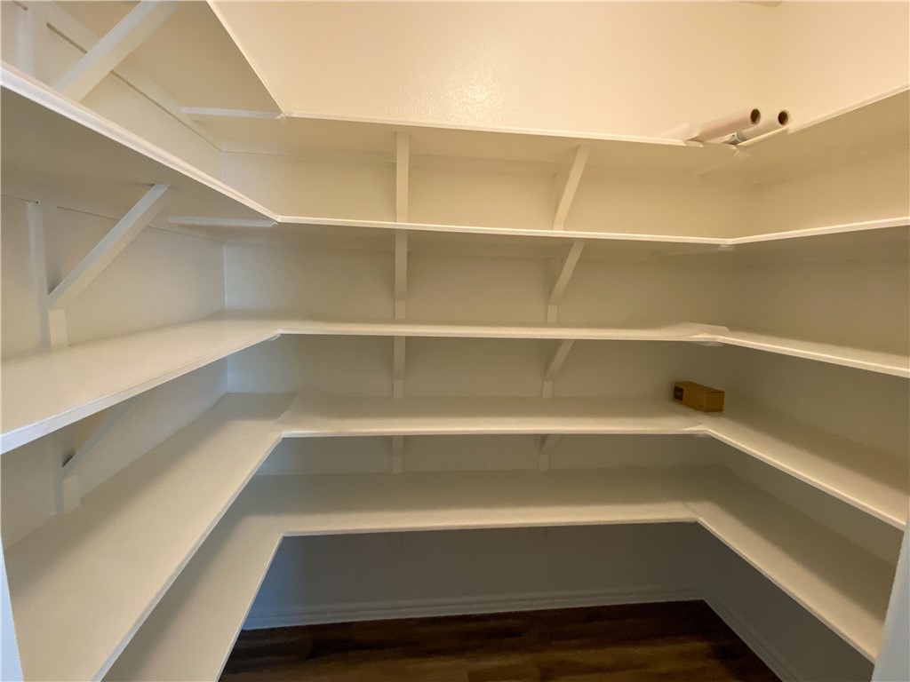 301 Greatest Gift Way Jarrell, TX 76537 - Photo 16 of 20 a view of walk in closet with empty racks