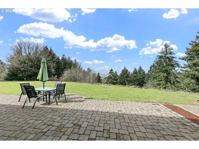 a view of a town with residential houses