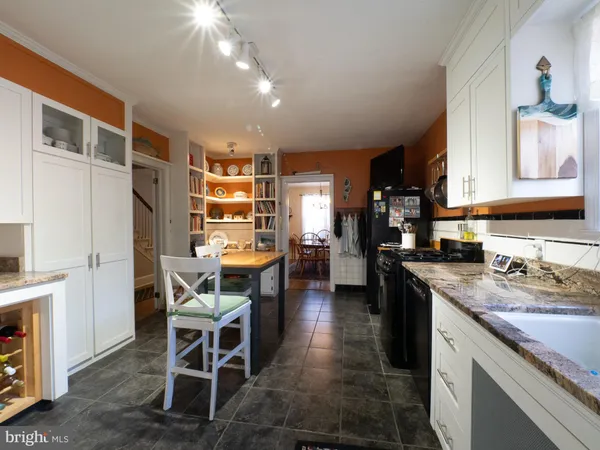 a bedroom with a bed and closet