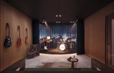 a view of a house with a yard and sitting area