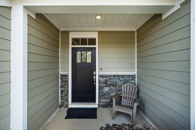 a view of outdoor space and porch