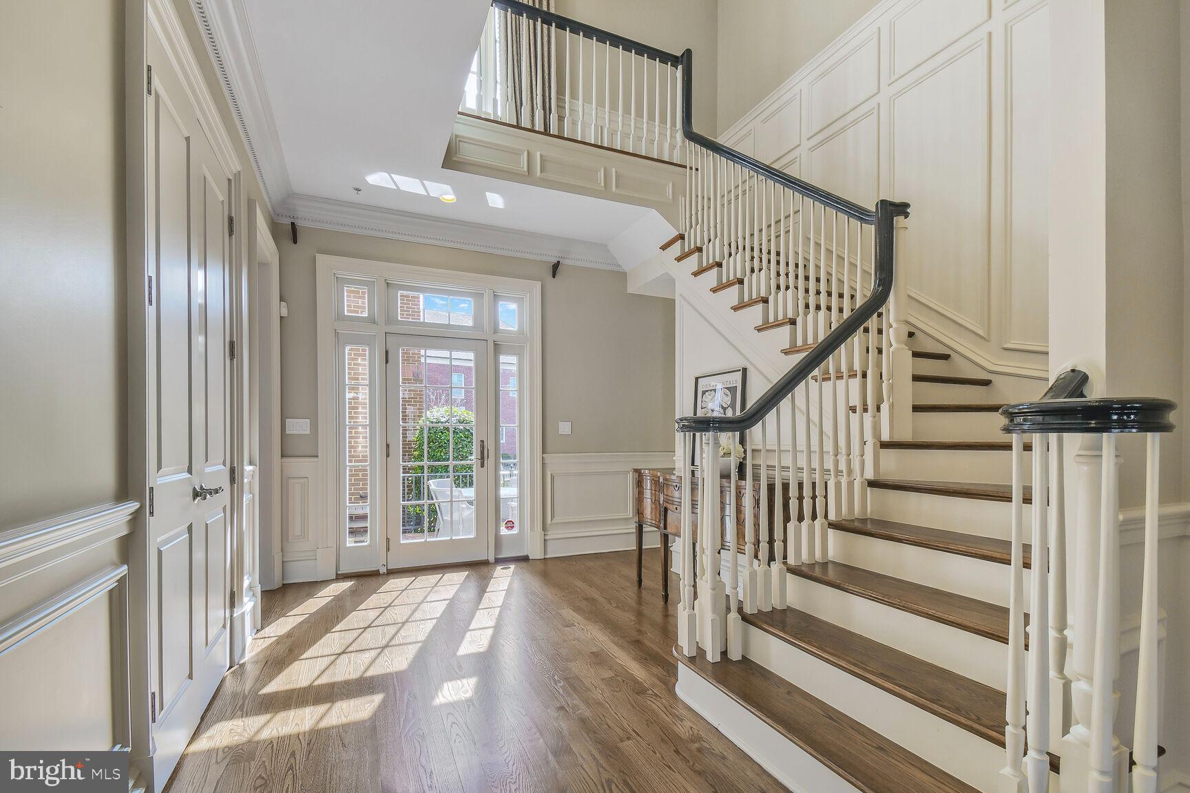 1935 Foxview Circle Northwest Washington, DC 20007 - Photo 7 of 52 a view of entryway with wooden floor