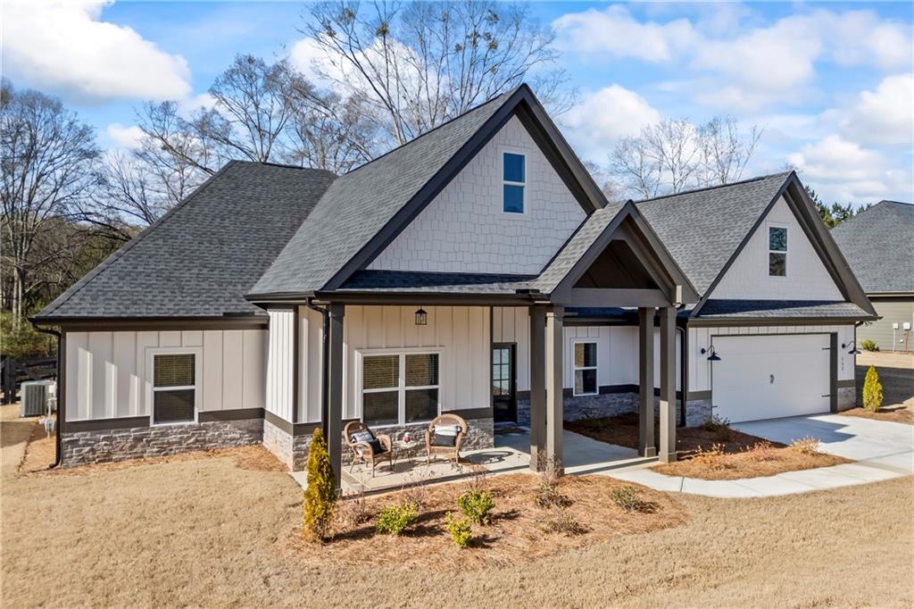 152 White Oak Way Monroe, GA 30655 - Photo 50 of 65 a view of house with a yard