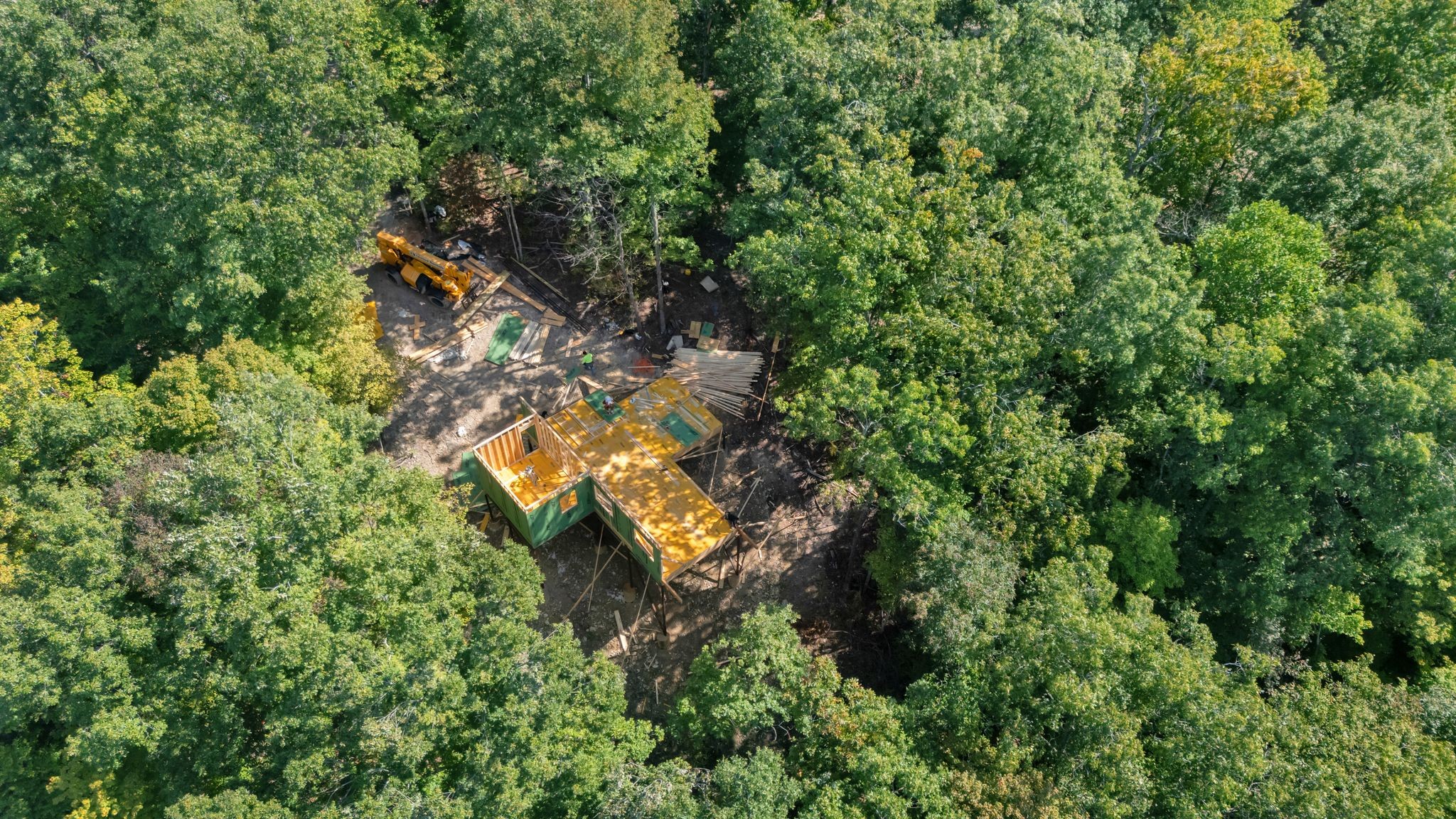 0 Wet Mill Creek Road Celina, TN 38551 - Photo 20 of 42 an aerial view of residential house with outdoor space and trees all around
