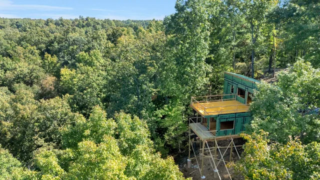 a view of a small house