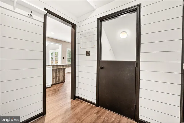 wooden floor in an empty room