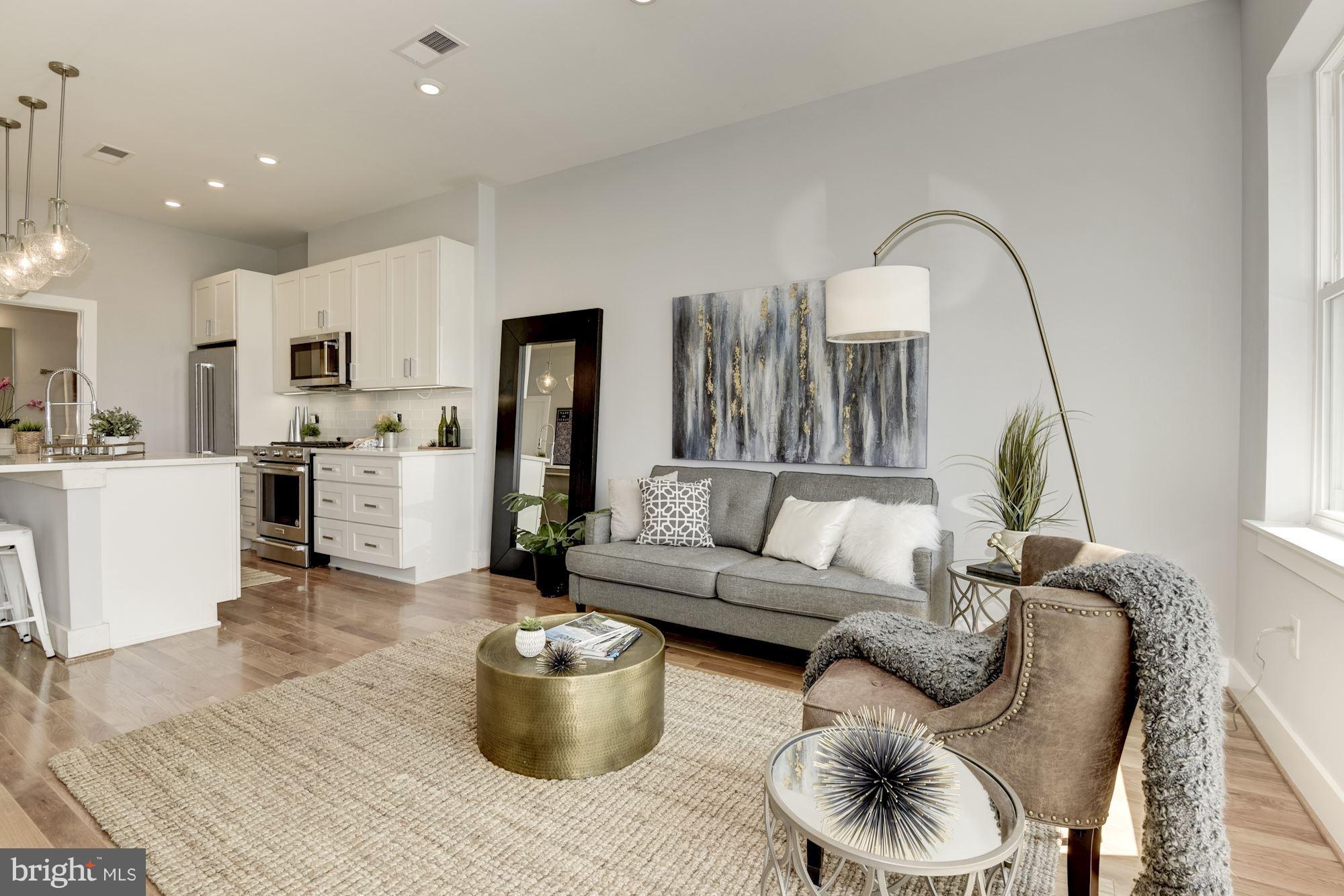 1514 K Street Southeast, Unit 3 Washington, DC 20003 - Photo 3 of 14 Living Room - similar unit in building