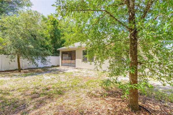 a view of yard with tree
