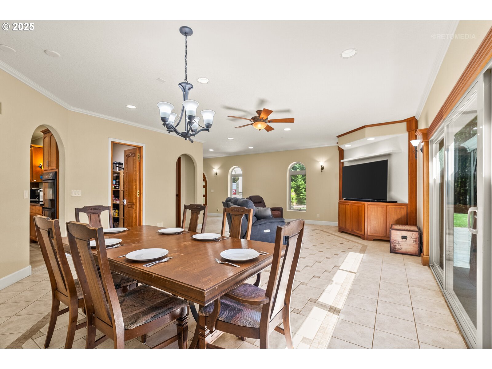 40811 Northwest Linklater Road North Plains, OR 97133 - Photo 11 of 48 a view of a dining room with furniture