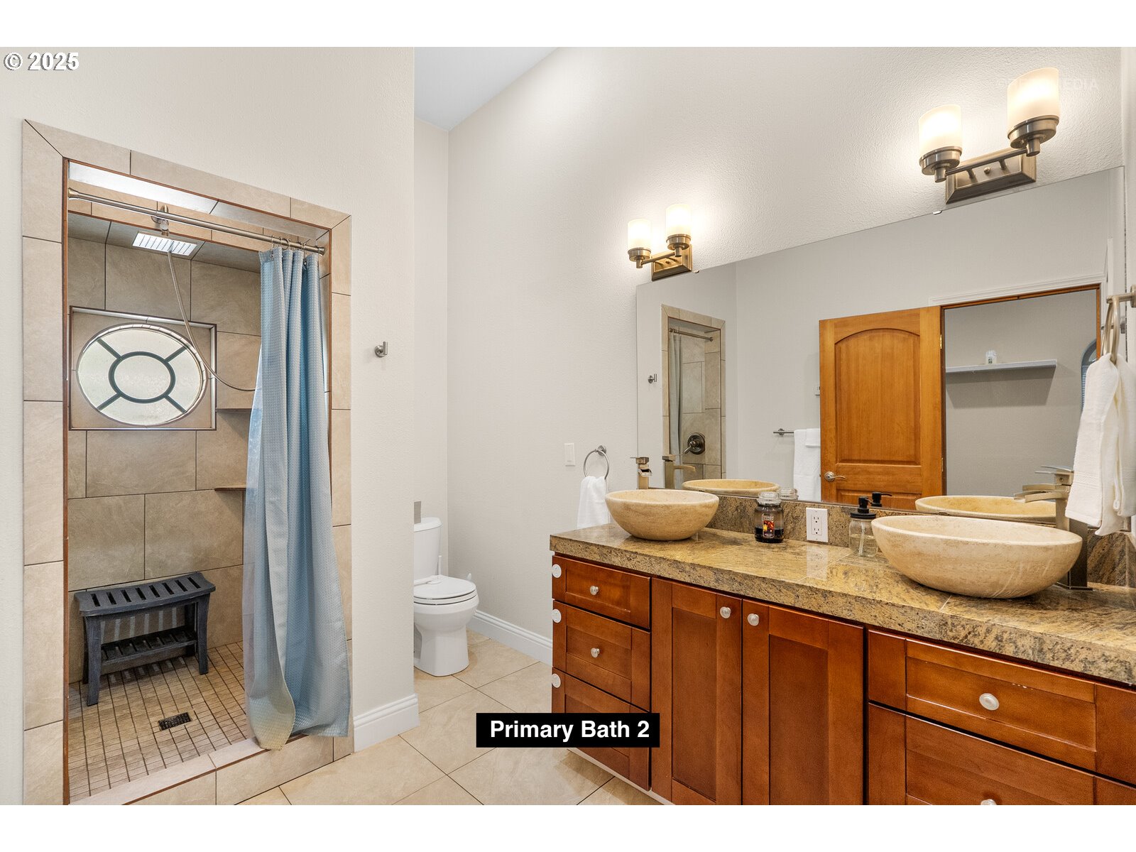 40811 Northwest Linklater Road North Plains, OR 97133 - Photo 19 of 48 a bathroom with a sink a toilet and shower