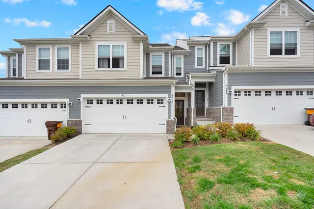 a front view of a building