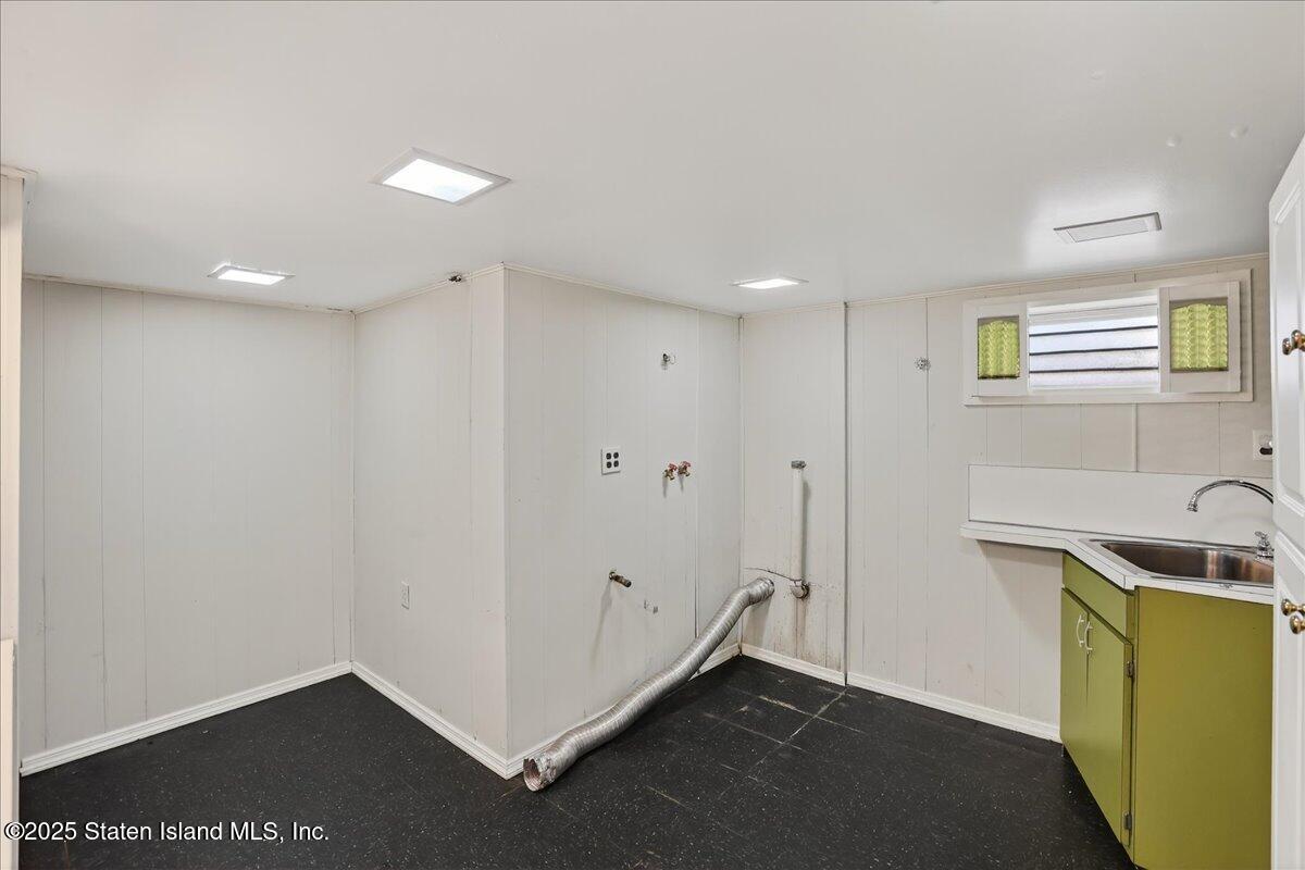 35 Crowell Avenue Staten Island, NY 10314 - Photo 22 of 33 a view of a storage & utility room with a sink