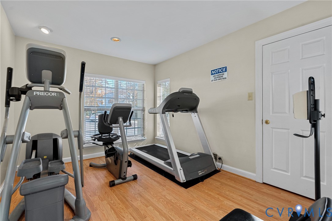 11612 Timberly Waye Henrico, VA 23238 - Photo 31 of 37 a view of a room with gym equipment