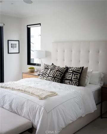 a view of a building with a potted plant