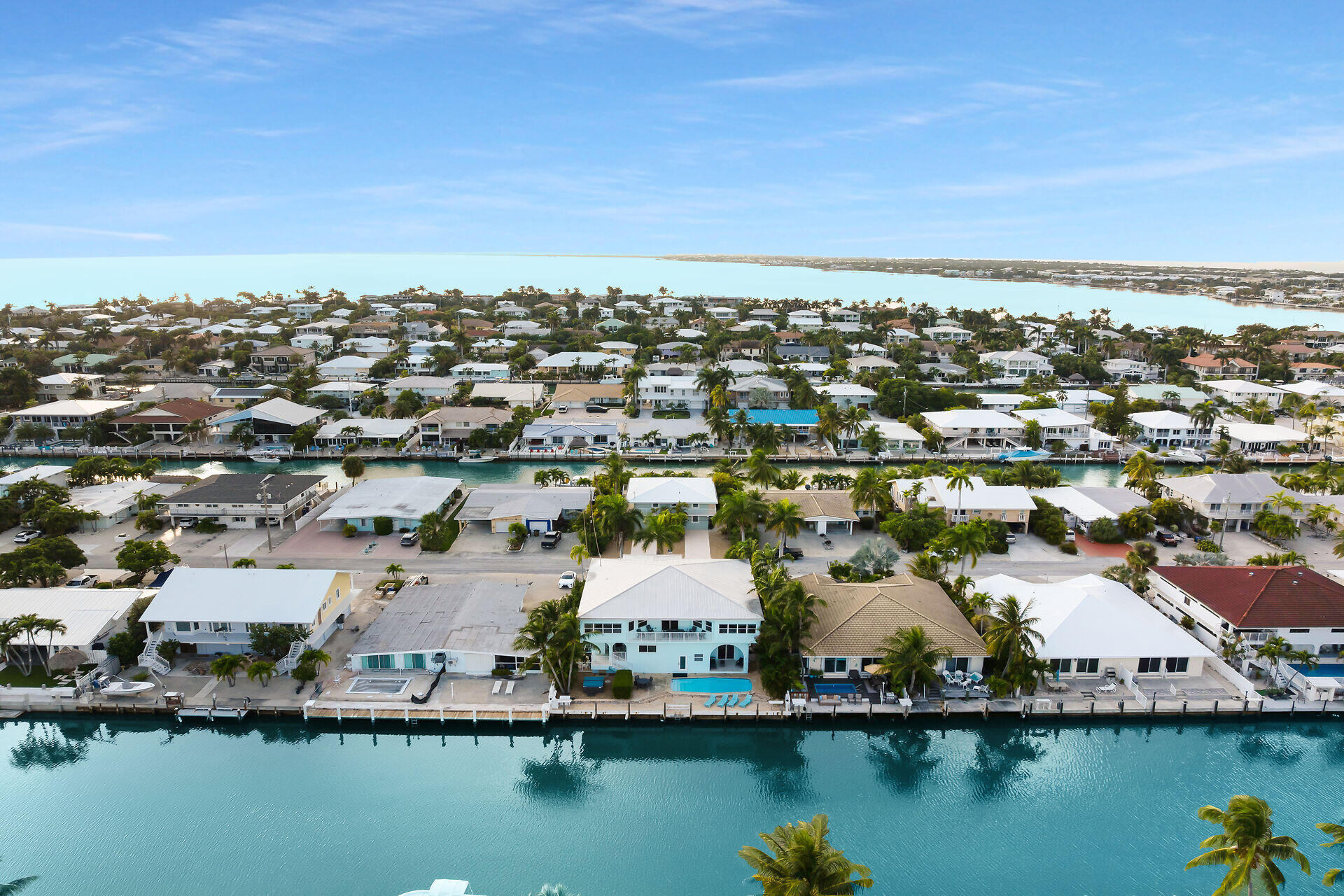 580-590 10th Street Key Colony Beach, FL 33051 - Photo 69 of 75 an aerial view of residential houses with outdoor space