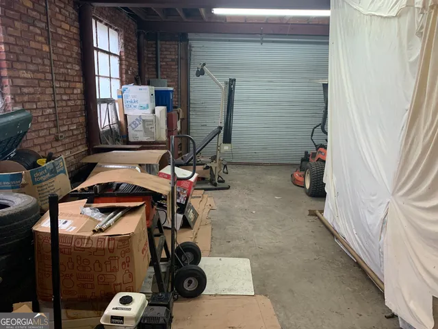 a view of storage and utility room