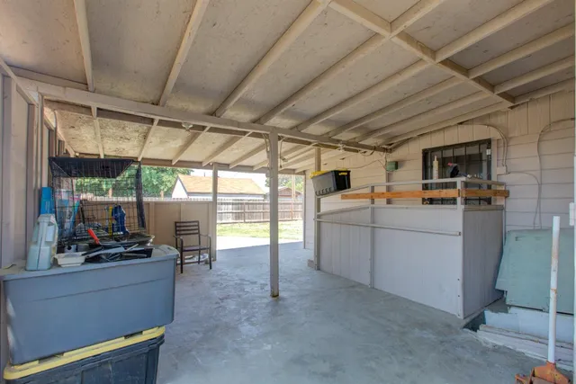 a room with storage and utility