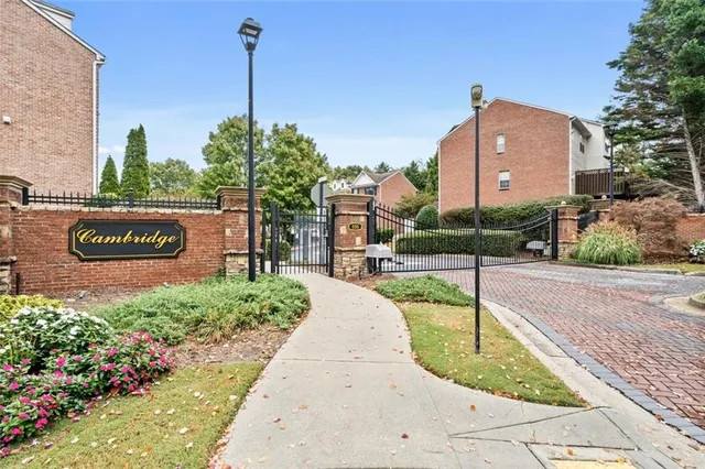 a house view with a backyard space