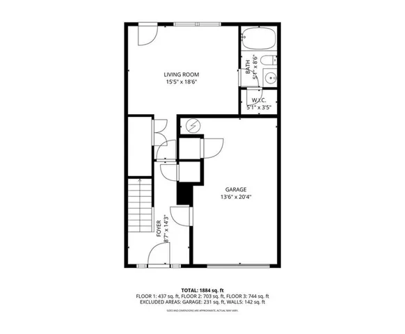 a picture of a floor plan