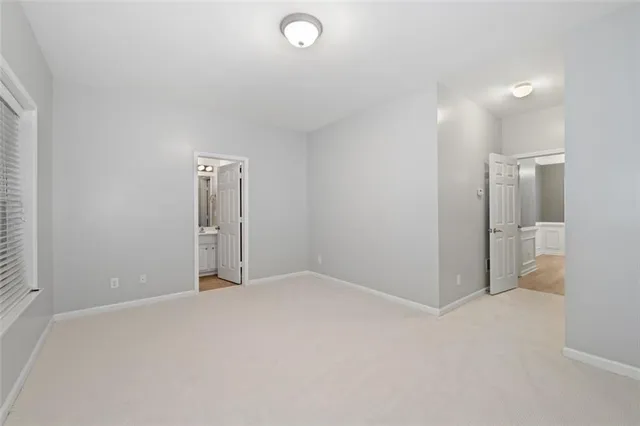 a view of an empty room