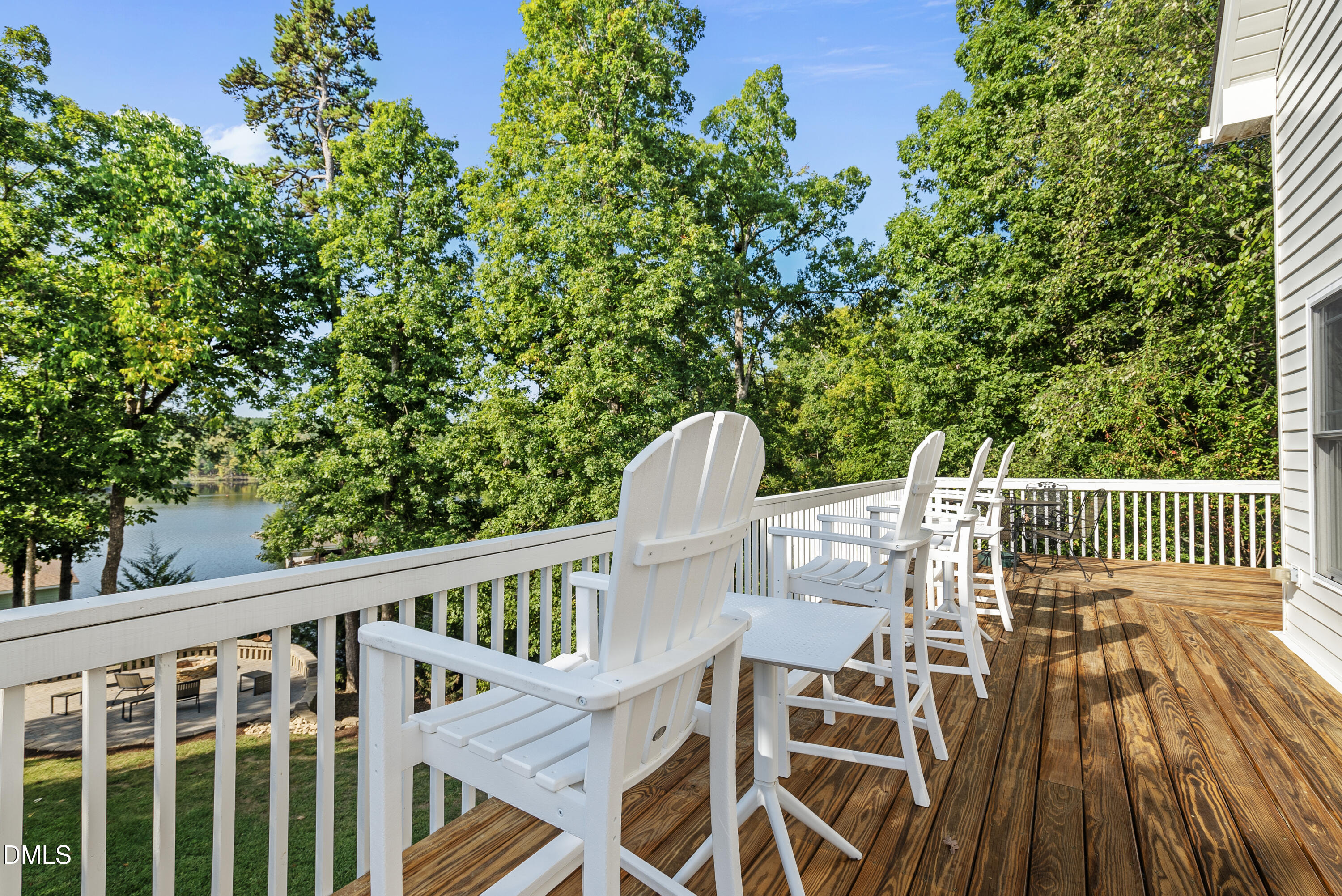 214 Crystal Bay Lane Semora, NC 27343 - Photo 5 of 37 a view of a deck with a large window