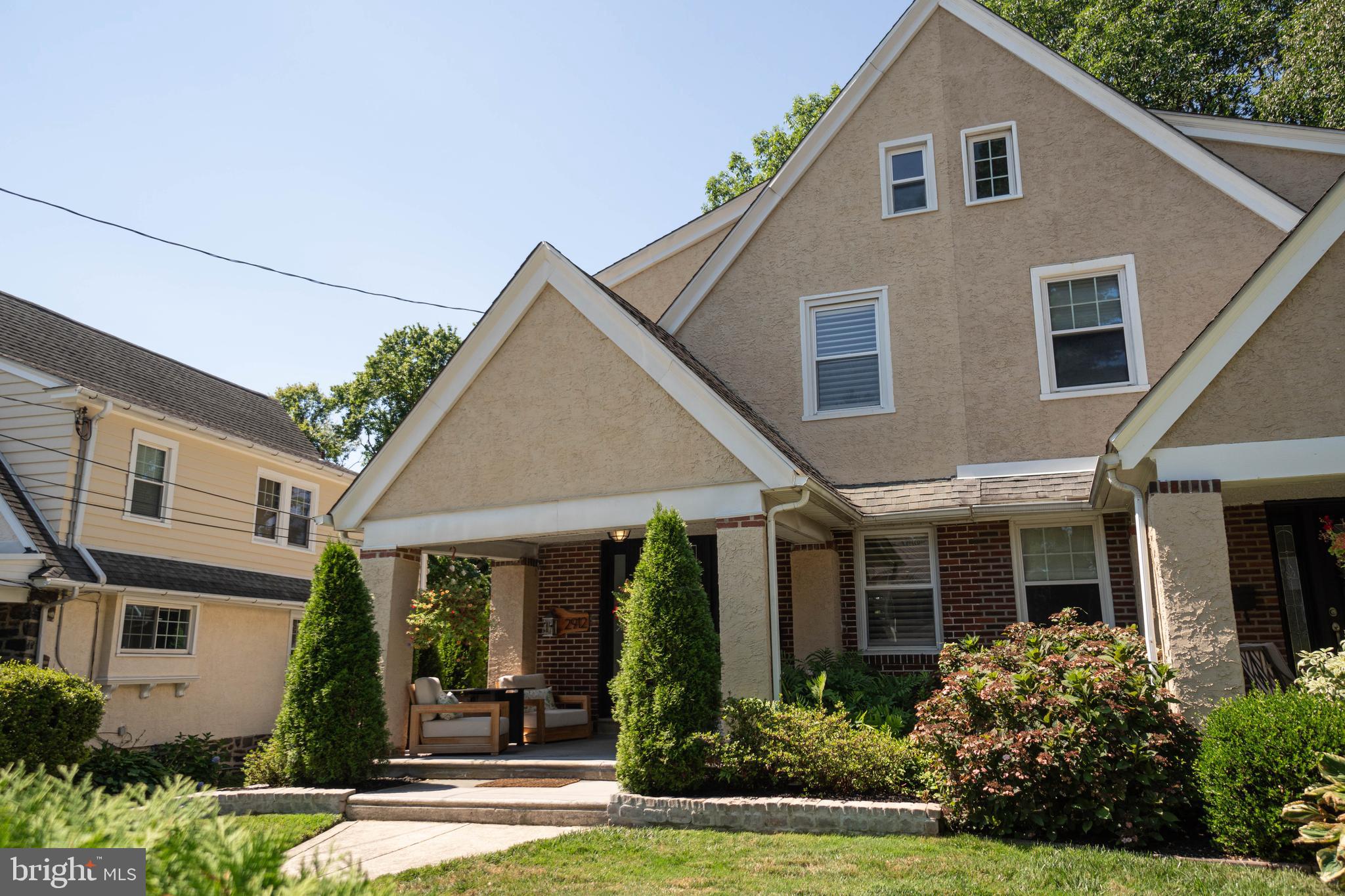 2912 Mapleshade Road Ardmore, PA 19003 - Photo 4 of 46 front view of a house with a yard