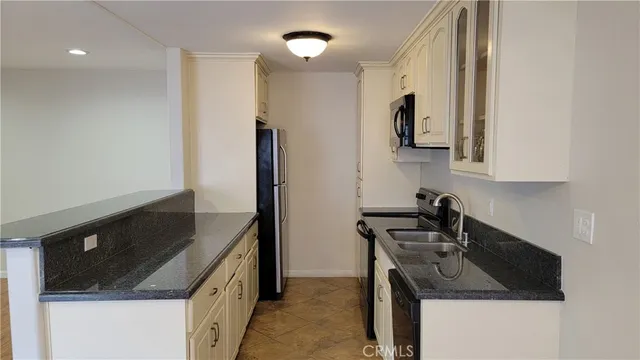 a view of a small space with a window