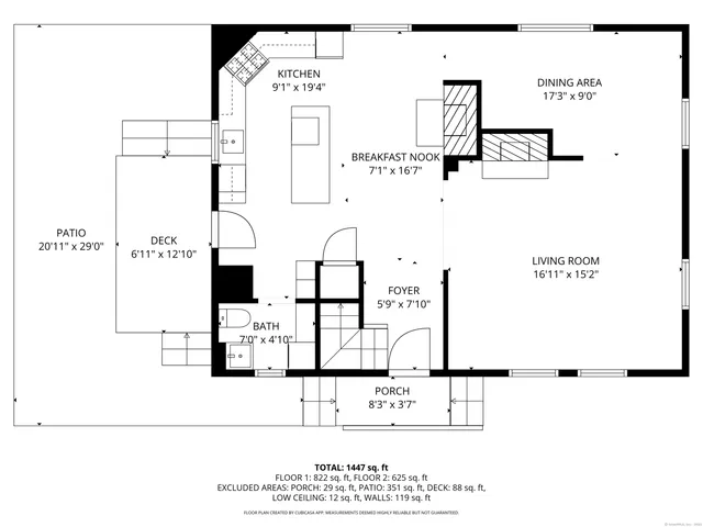a picture of a book and a bench