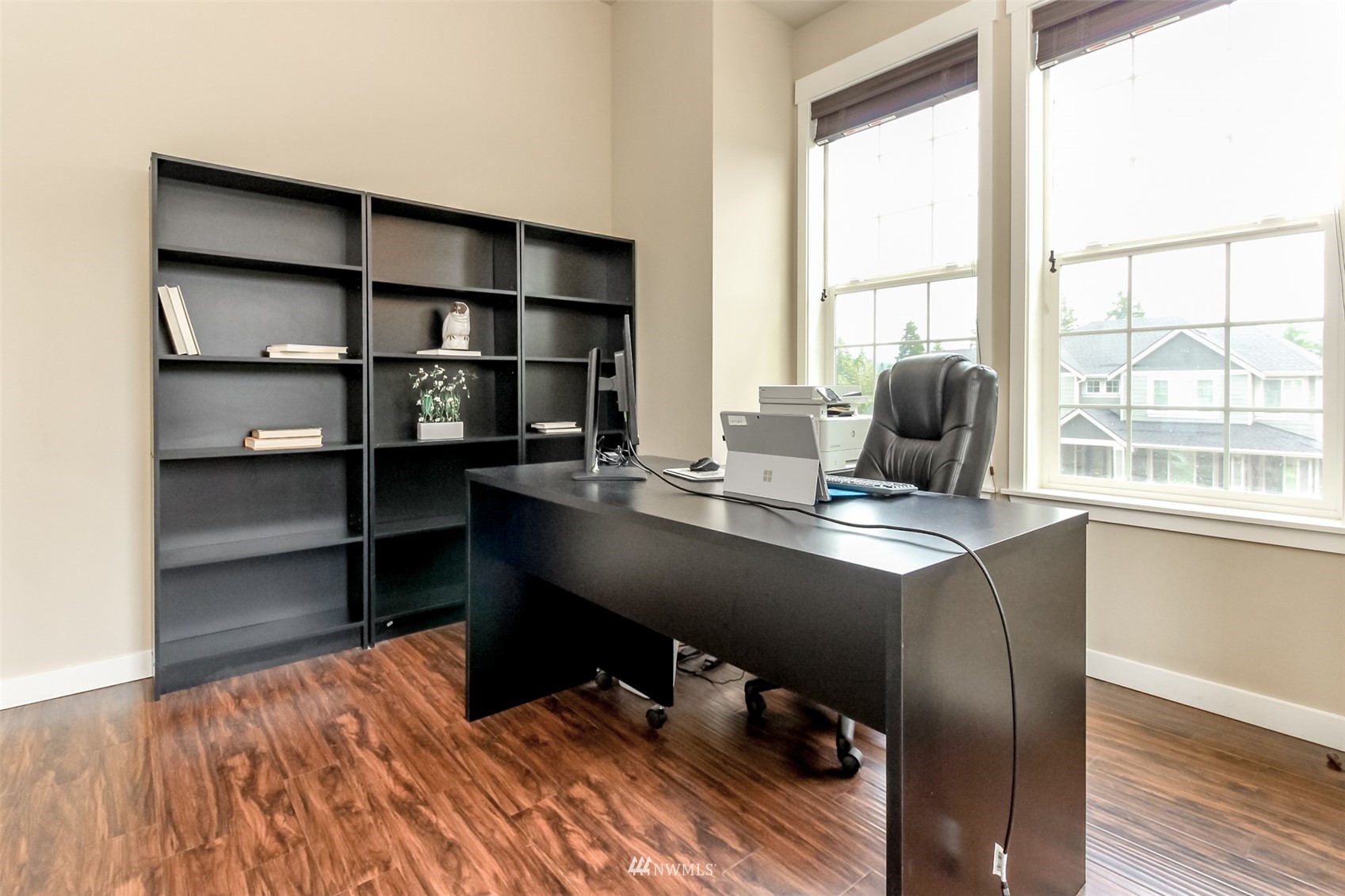 889 Lund Street Buckley, WA 98321 - Photo 9 of 40 a view of a workspace with furniture and a window