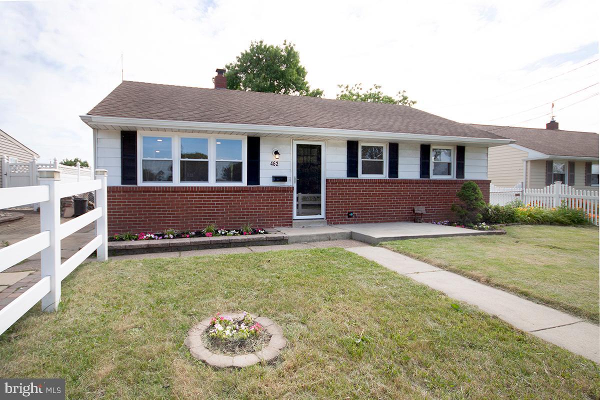 462 West Browning Road Bellmawr, NJ 08031 - Photo 1 of 33 Exterior Front: Front Of Home Is Fenced