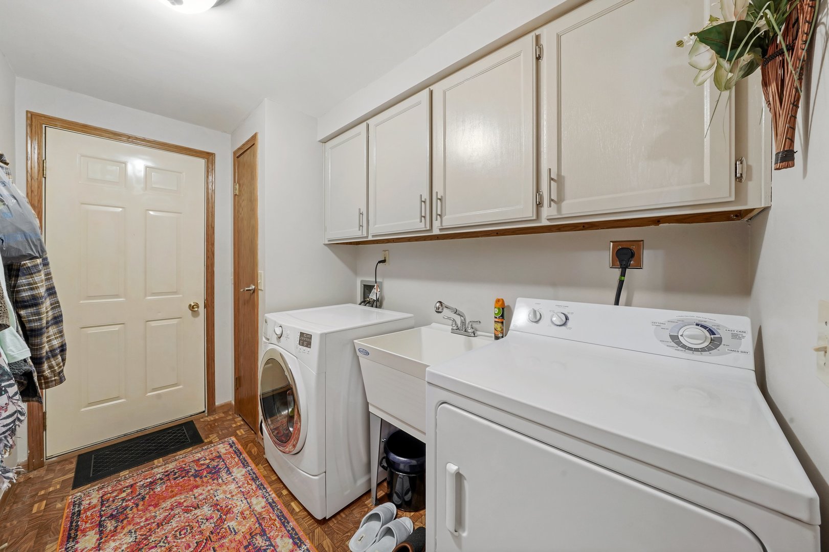 417 Pembroke Road Southwest Poplar Grove, IL 61065 - Photo 25 of 45 a utility room with dryer and washer