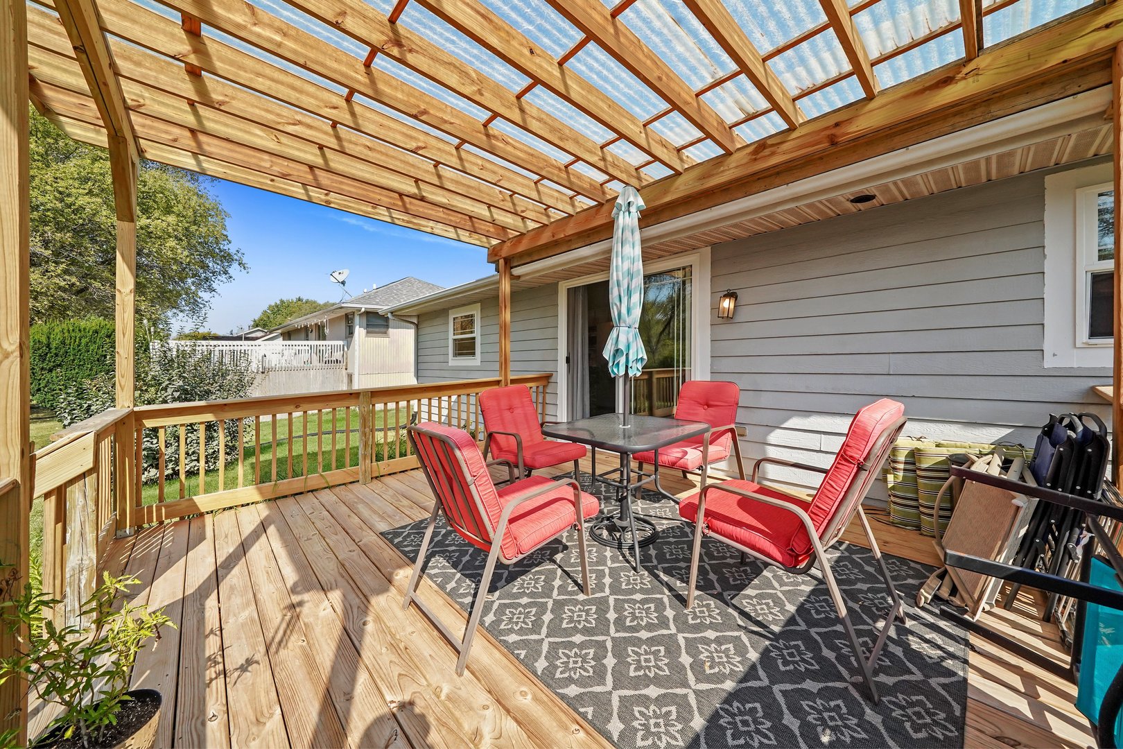417 Pembroke Road Southwest Poplar Grove, IL 61065 - Photo 28 of 45 a view of a chairs and table in patio