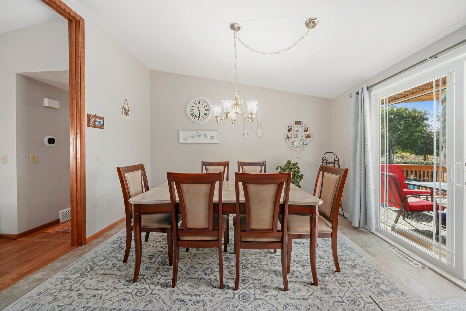 417 Pembroke Road Southwest Poplar Grove, IL 61065 - Photo 8 of 45 a view of a dining room with furniture window and wooden floor