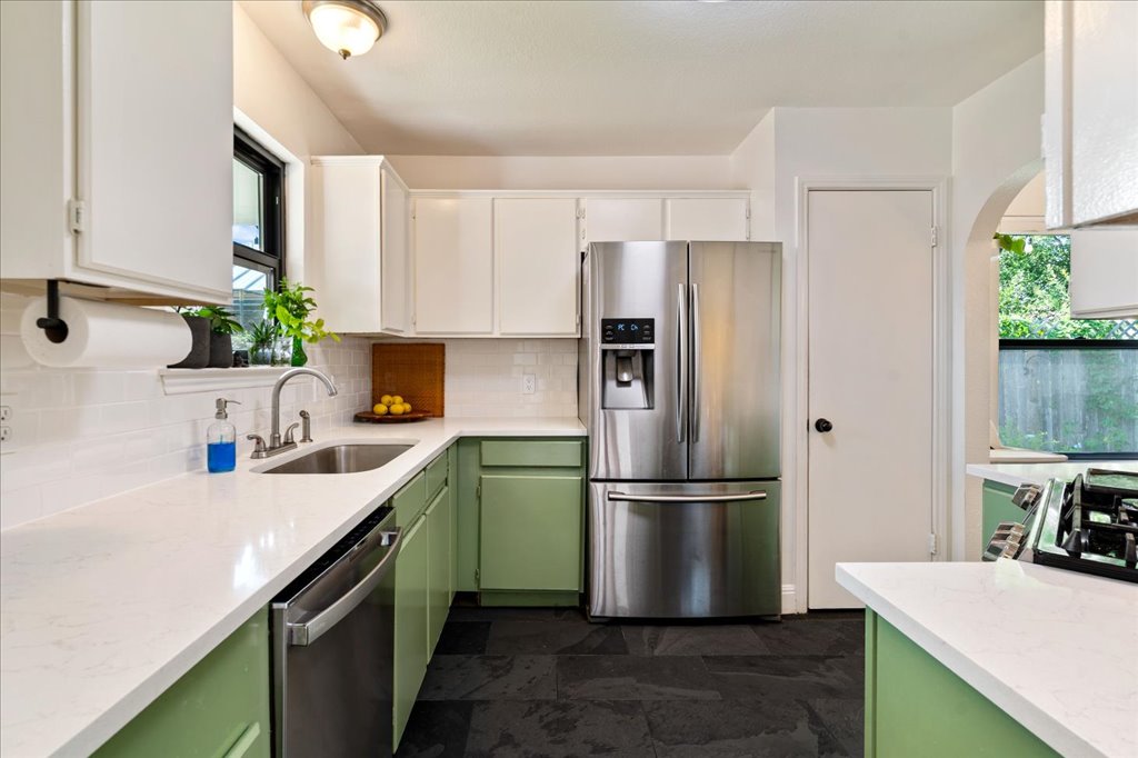 2506 Jenibeth Lane Austin, TX 78744 - Photo 8 of 23 Kitchen features recently painted cabinets and new countertops