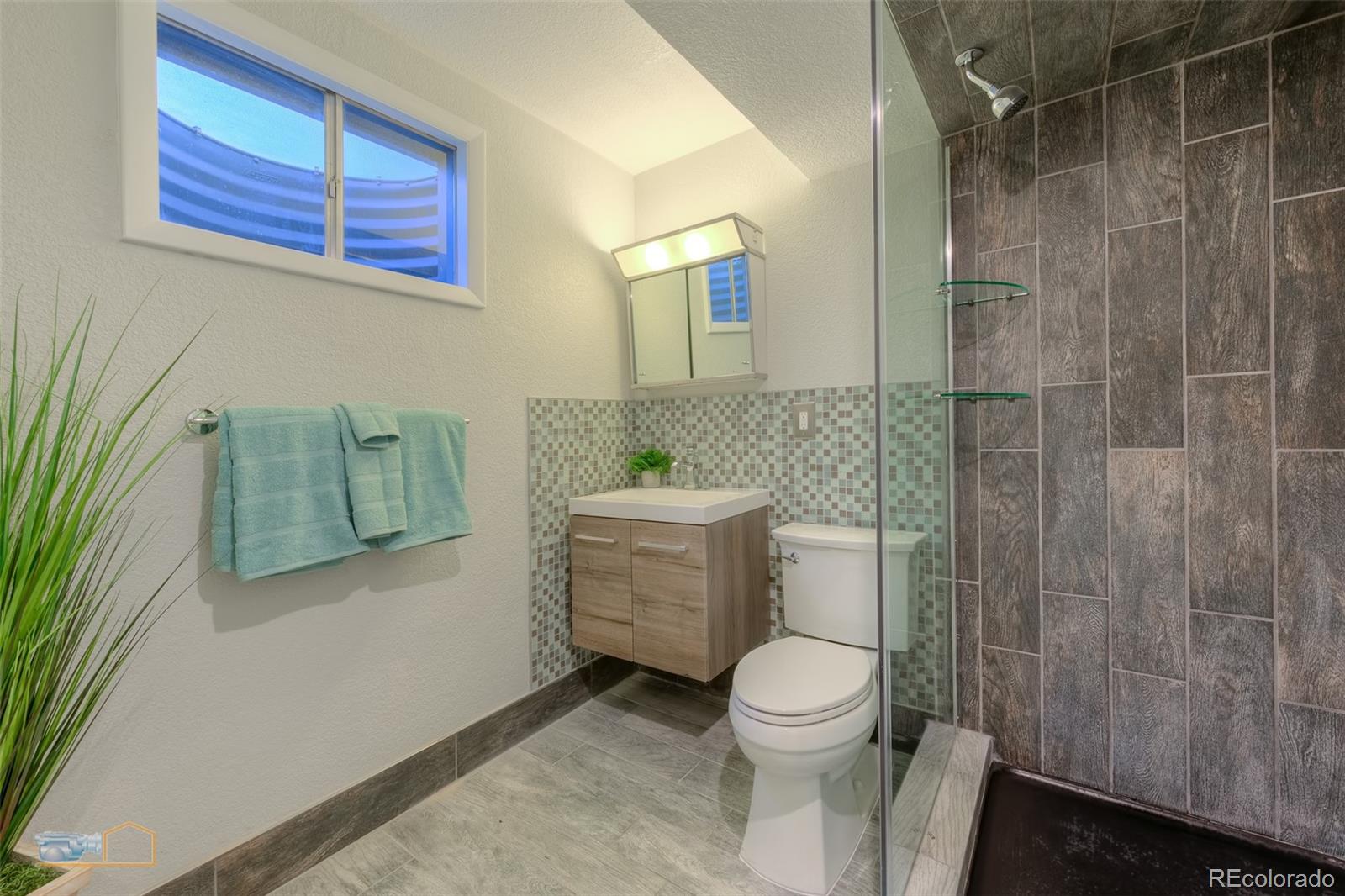 6724 Olde Stage Road Boulder, CO 80302 - Photo 20 of 30 a bathroom with a toilet and a shower