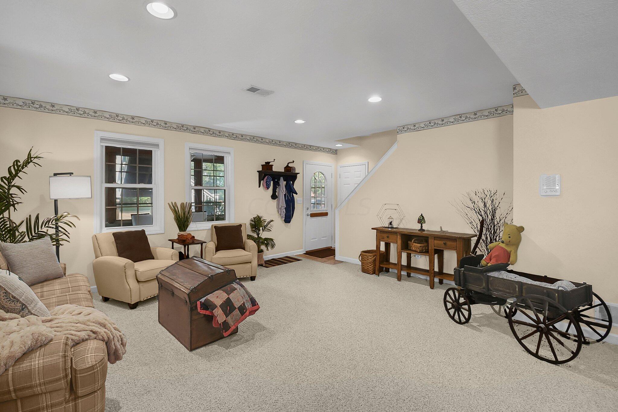 1717 Cedar Hill Road Lancaster, OH 43130 - Photo 26 of 36 Comfortable and spacious rec room in lower level