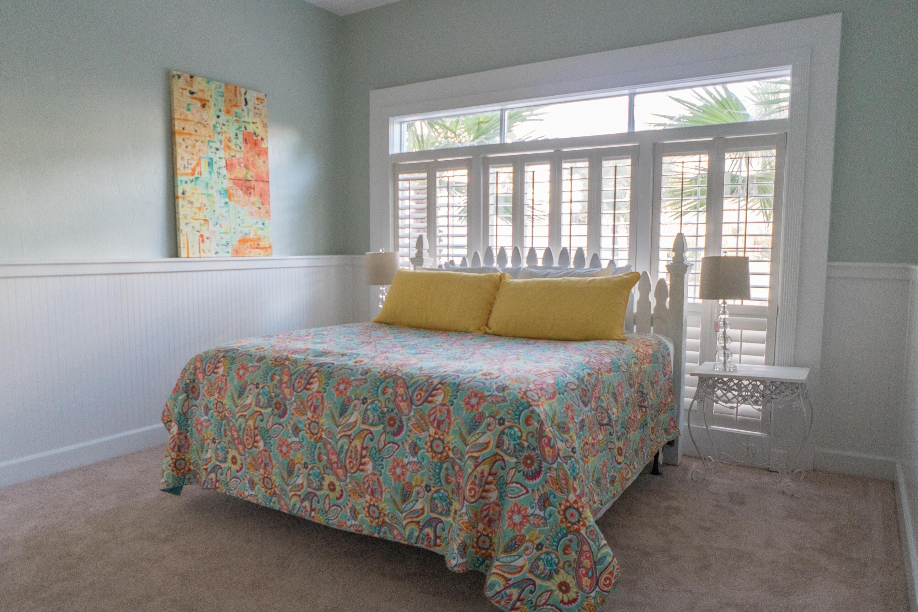 223 Paradise By The Sea Boulevard Inlet Beach, FL 32461 - Photo 16 of 35 a bedroom with a bed and a window