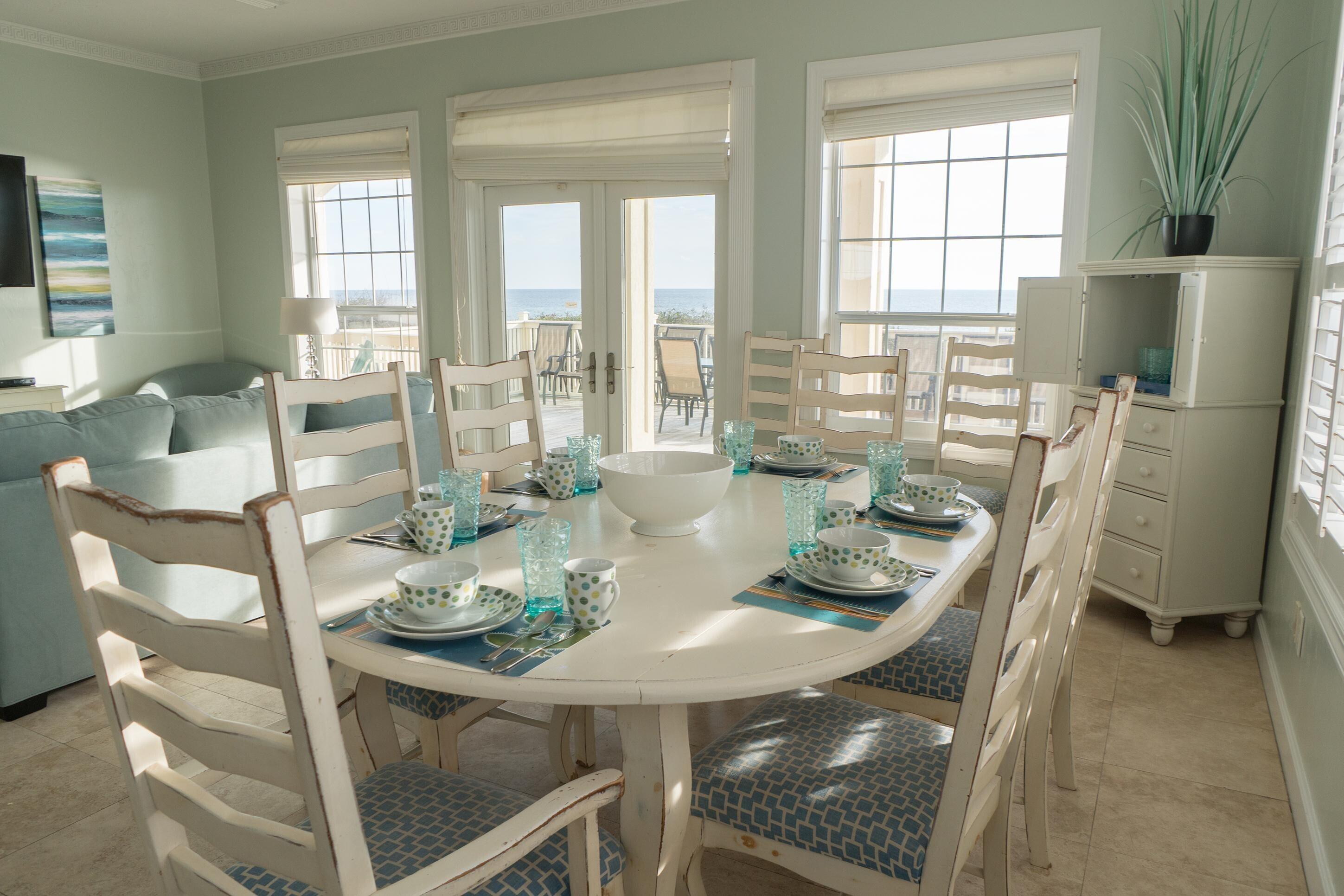 223 Paradise By The Sea Boulevard Inlet Beach, FL 32461 - Photo 7 of 35 a view of a dining room with furniture window and outside view