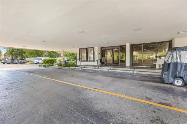 a view of a house with a street