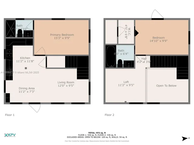 an aerial view of residential houses with outdoor space and ocean