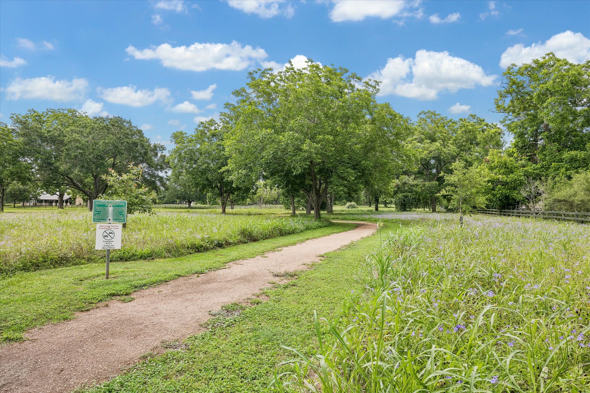 32102 Fulbrook Commons Fulshear, TX 77441 - Photo 49 of 50 8 miles of hiking trails in the
neighborhood and beautiful
wildflower pastures