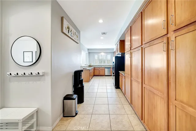 a workspace with furniture and window